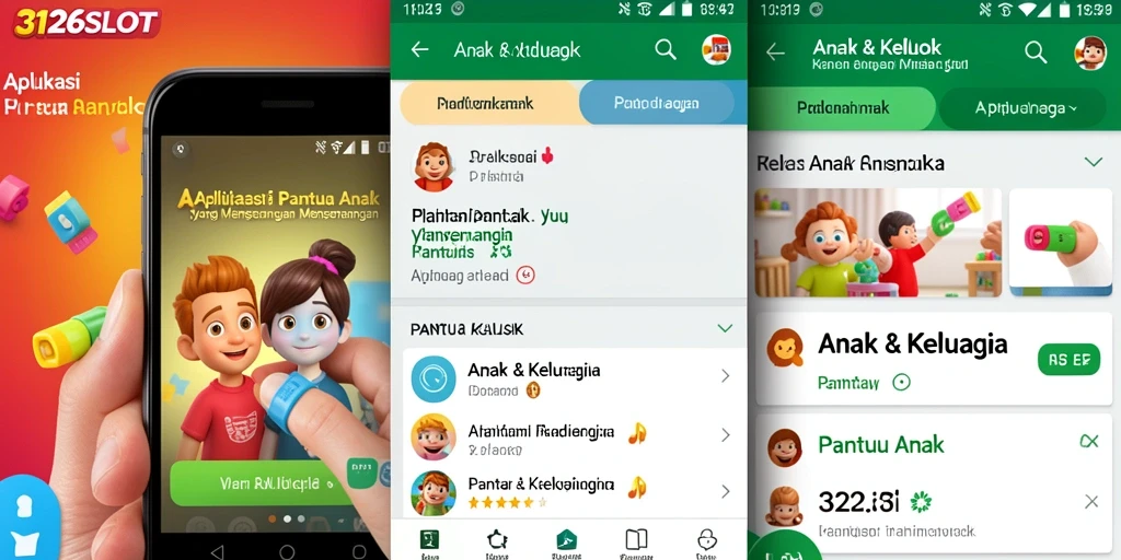Antarmuka aplikasi Pantau Anak 3126SLOT yang intuitif dan menarik.