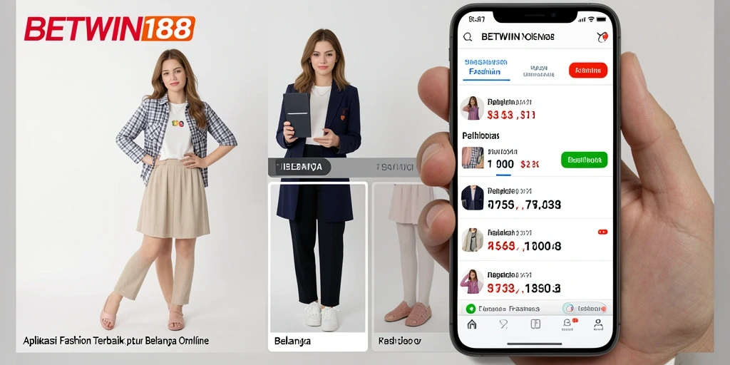 Tampilan antarmuka BETWIN188 yang modern dan ramah pengguna untuk belanja fashion.