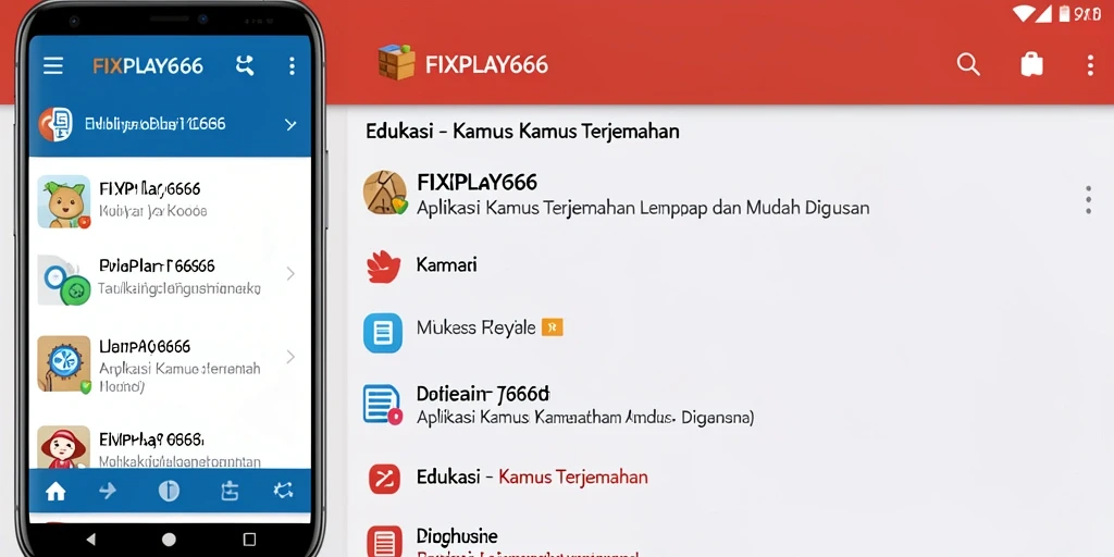 Tampilan antarmuka FIXPLAY666 yang intuitif dan mudah digunakan.