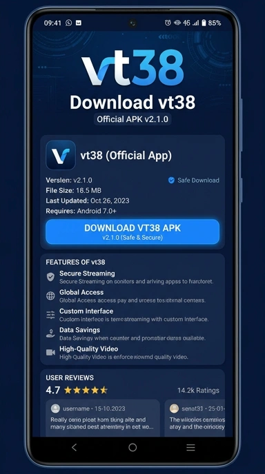 Unduh dan Instal APK vt38 untuk Android