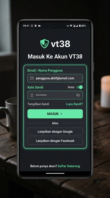 Panduan Masuk Akun vt38 untuk Pengguna Android